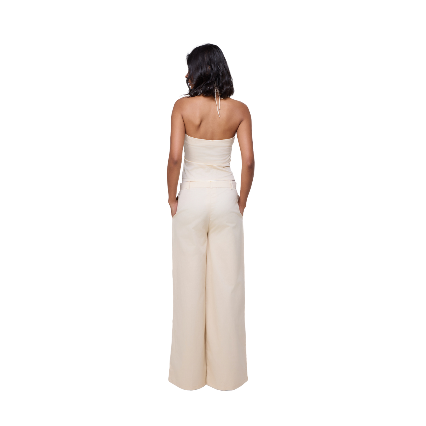 Tailored Wide Leg Trousers