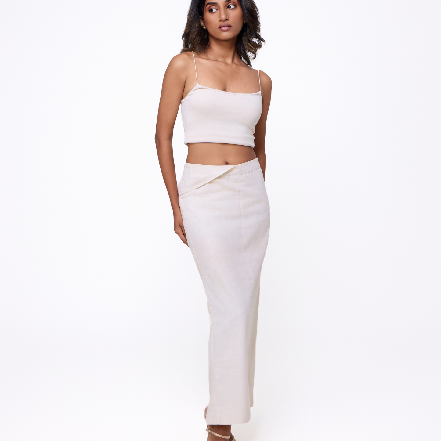 Twisted Belt Skirt