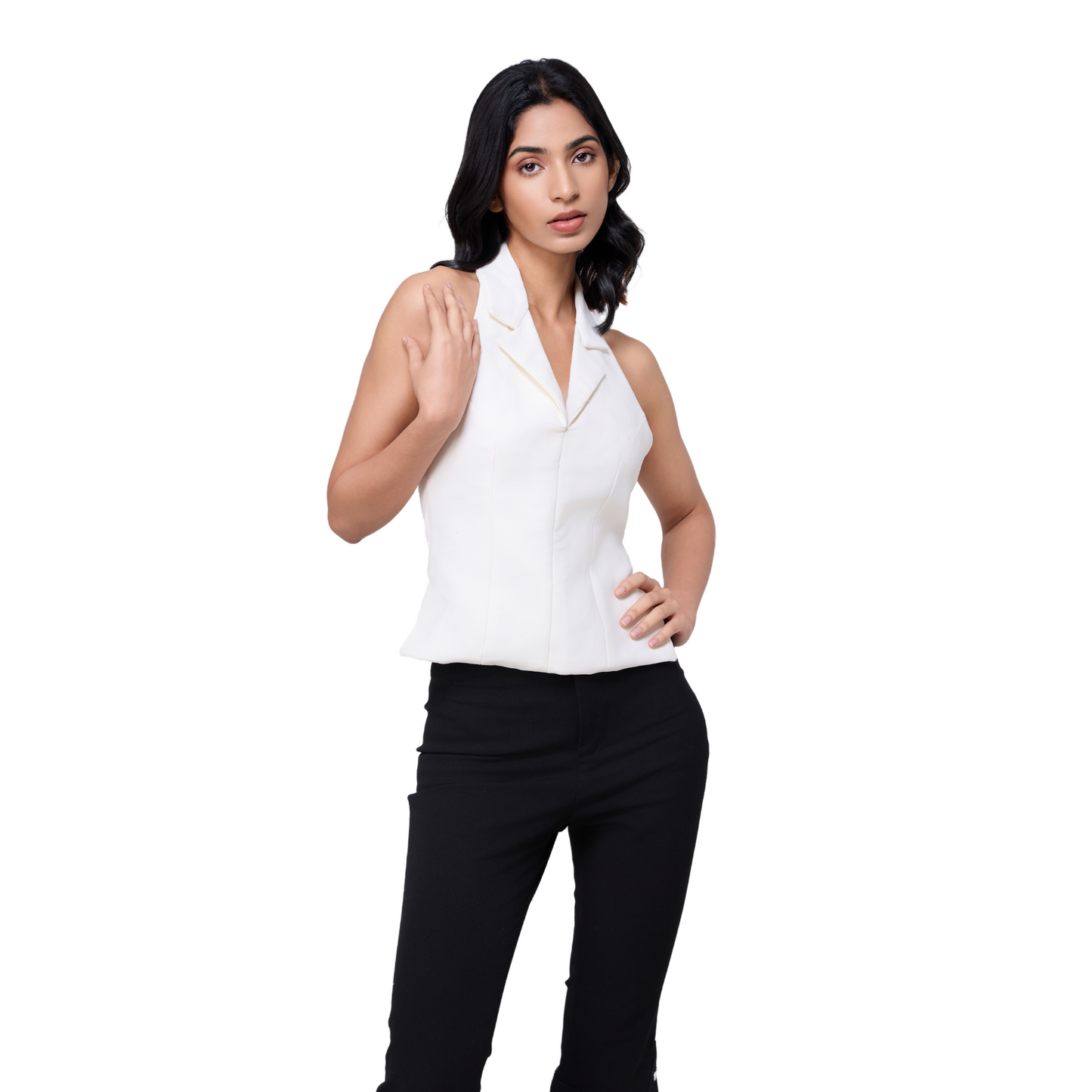 Open Back Vest Top