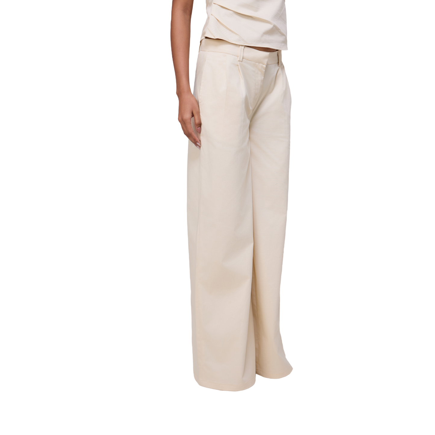 Tailored Wide Leg Trousers