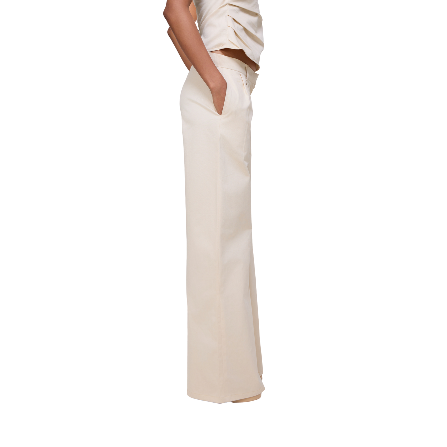Tailored Wide Leg Trousers