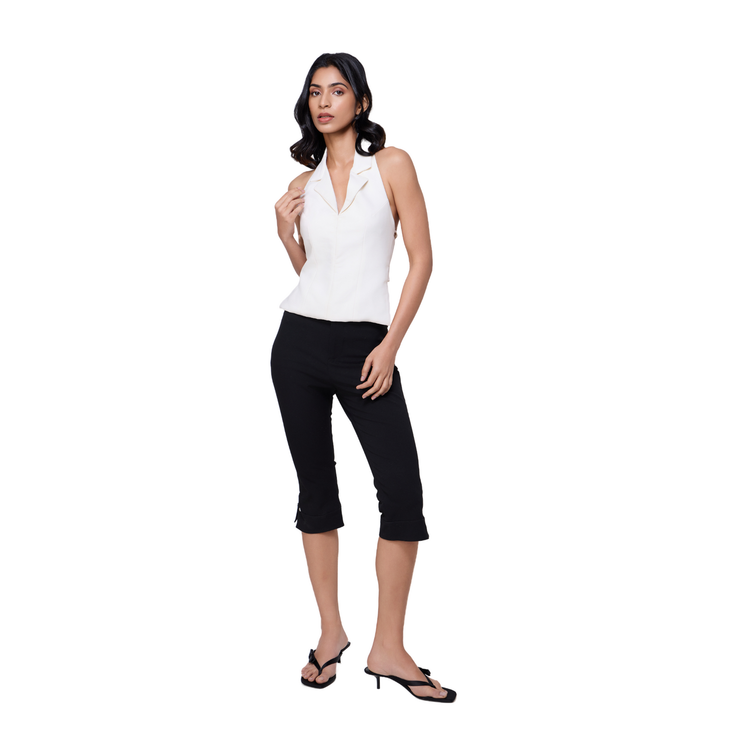 Open Back Vest Top
